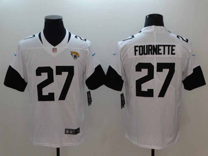 Men Jacksonville Jaguars 27 Fournette White Vapor Untouchable Limited Player Nike NFL Jerseys